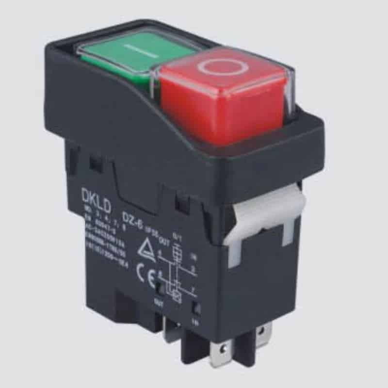 DZ-6 Electromagnetic Push Button Switches For Band Saw
