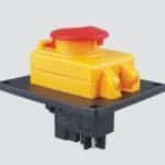 DZ04-2D STOP Electromagnetic Push Button Switches For Dust Collection Systems