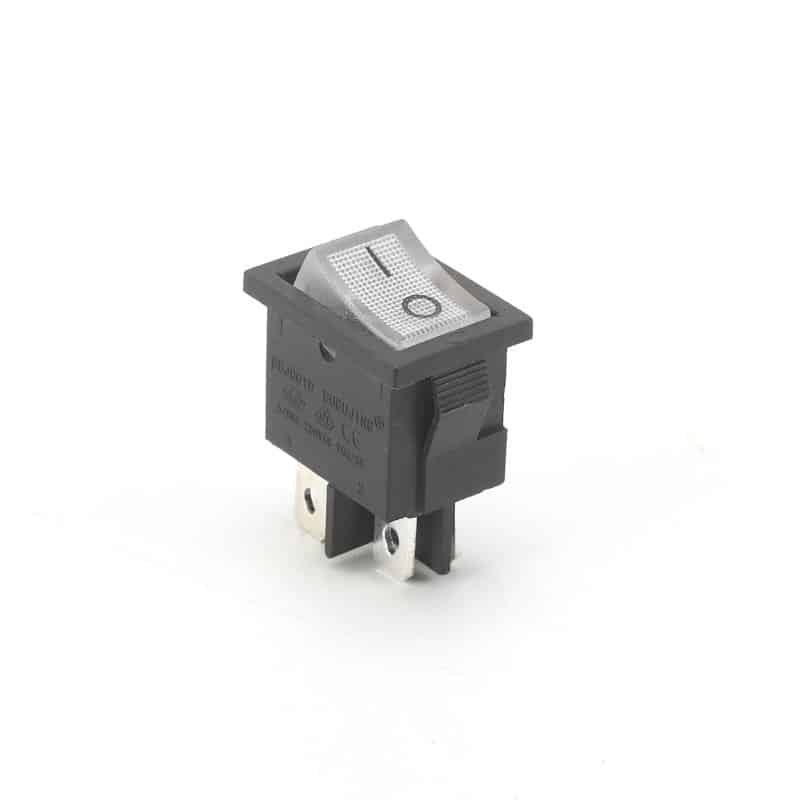 KCD1-104G T125/55 12V LED WHITE ILLUMINATED ROCKER SWITCH