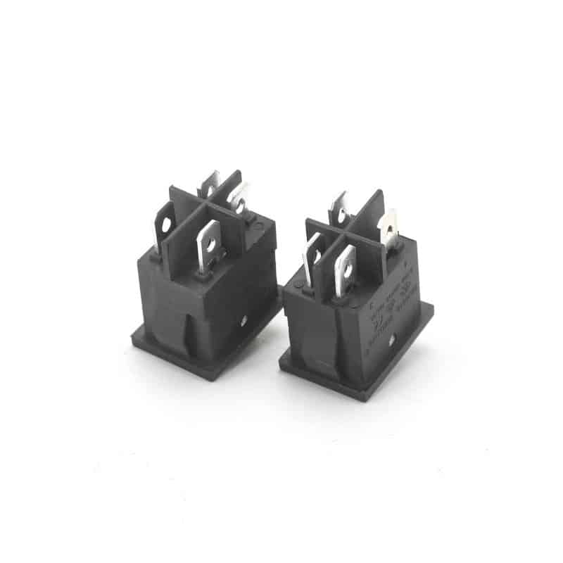 KCD1-104G T125/55 12V LED WHITE ILLUMINATED ROCKER SWITCH