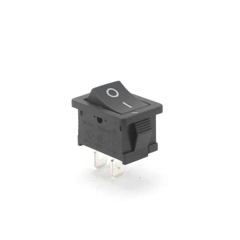 KCD1-106 3PIN Single Pole Covered Rocker Switch T85/55 With 220V LED SPST