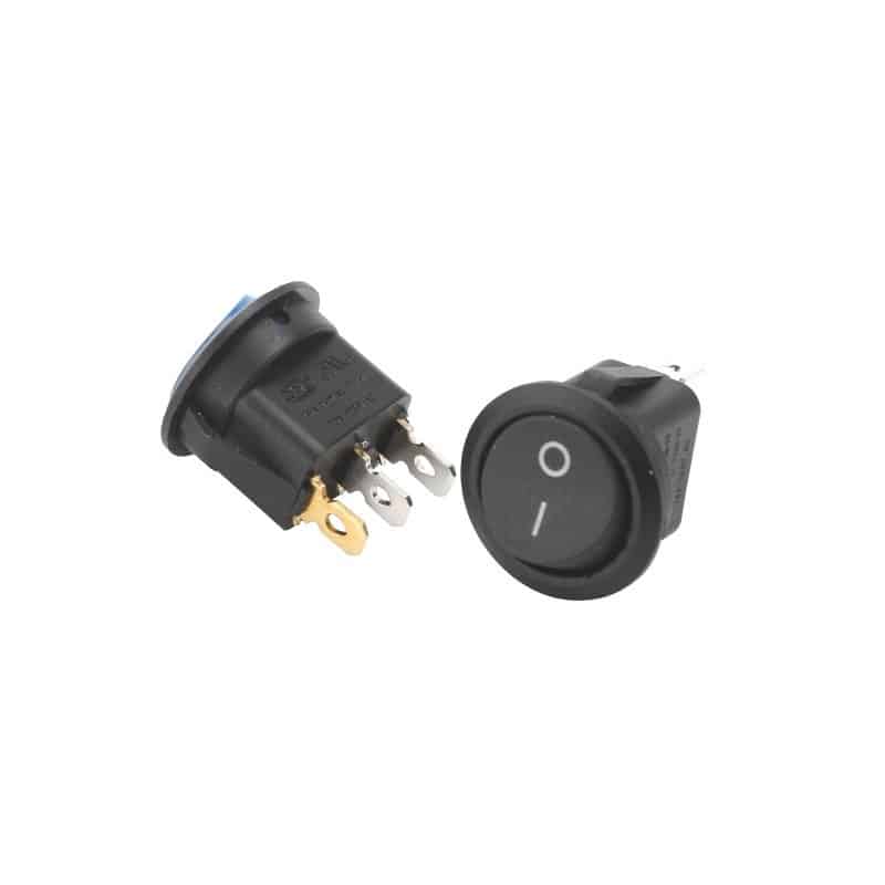 KCD1-202 led rocker switch round rocker switch 6 amp