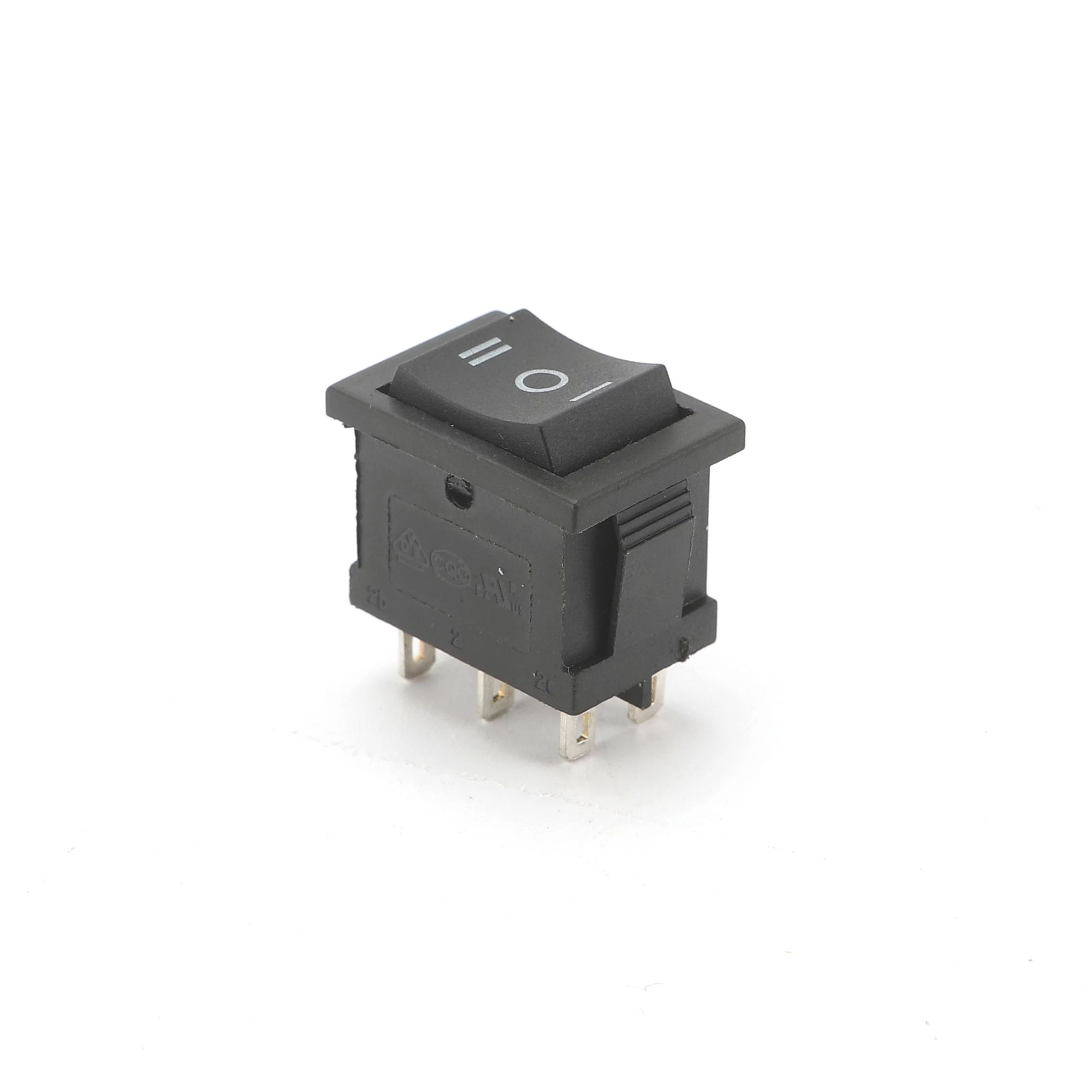 KCD2-202K6PIN DOUBLE ROCKER SWITCH DPDT ON OFF ON