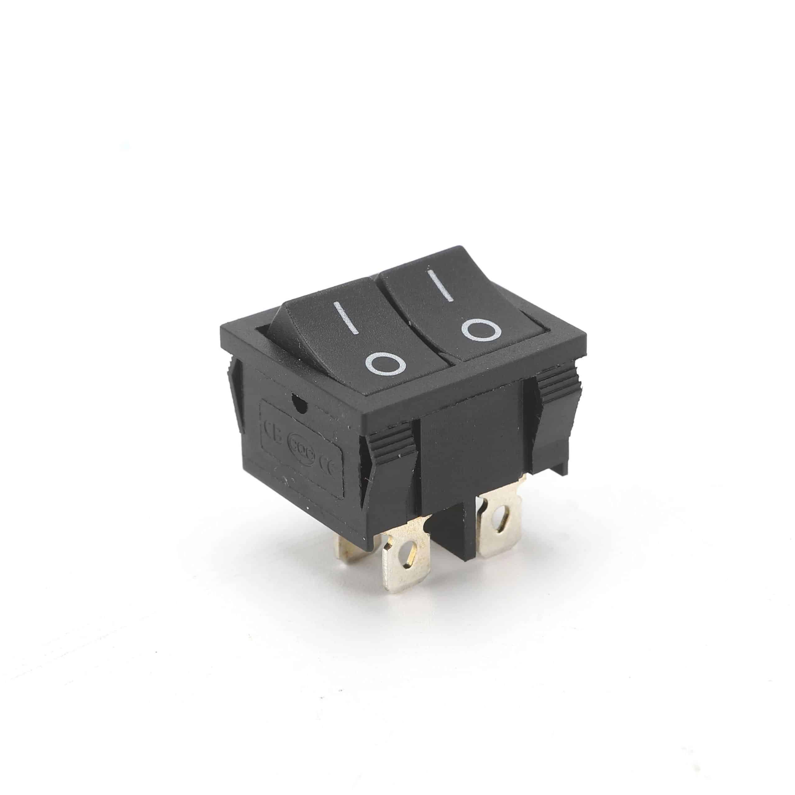 KCD2-502K4PA DOUBLE ROCKER SWITCH SPST