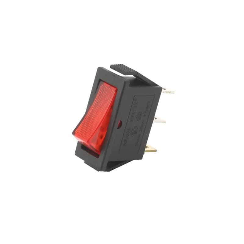 KCD3-101R3P SPST ON-OFF 20A 250V ROCKER ROCKER