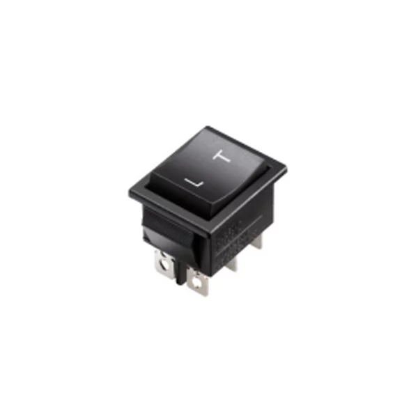 KCD4-101 BLACK 6PIN DPDT BIG CURRENT SWITCH
