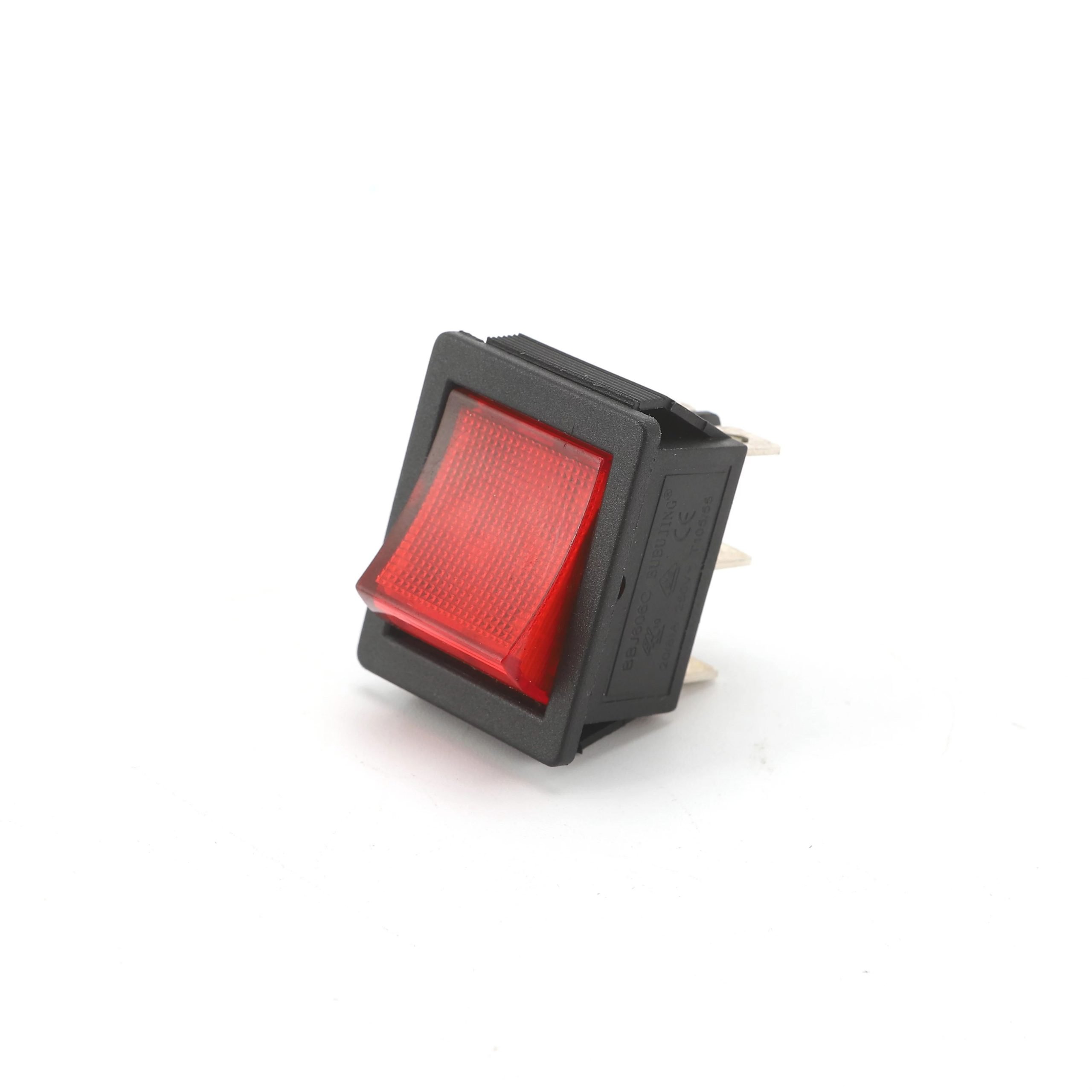 KCD4-1016P RED 6PIN LIGHT ILLUMINATED ROCKER SWITCH