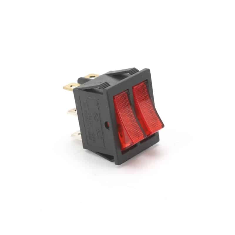 KCD4-202R 6PIN DOUBLE ROCKER SWITCH