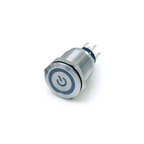 QN22-H10 anti vandal push button switch illuminated