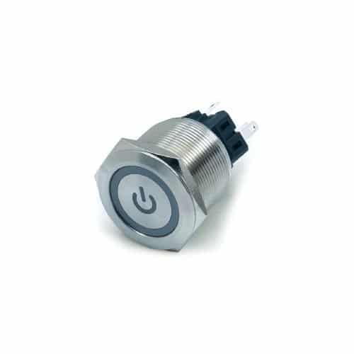 QN25-A10 anti vandal push button switch illuminated