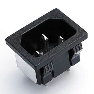 ST-A01-003K26 M12 AC Socket IEC 60320 (C14) 15A 10A 250V Appliance Inlet iec connectors