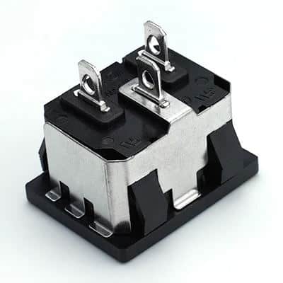 ST-A01-003K26 M12 AC Socket IEC 60320 (C14) 15A 10A 250V Appliance Inlet iec connectors