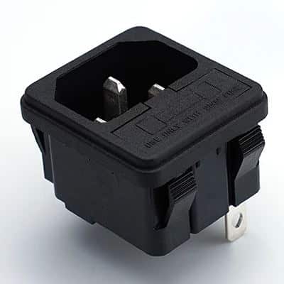 ST-A01-004K AC Socket IEC 60320 (C14) 15A 10A 250V Appliance Inlet iec connectors