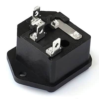 ST-A01-004L AC Socket IEC 60320 (C14) 15A 10A 250V Appliance Inlet iec connectors