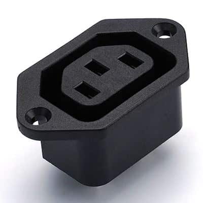 ST-A02-001L IEC AC Power Outlet Socket 60320 C13 Connector Female Socket 10A 15A 250V