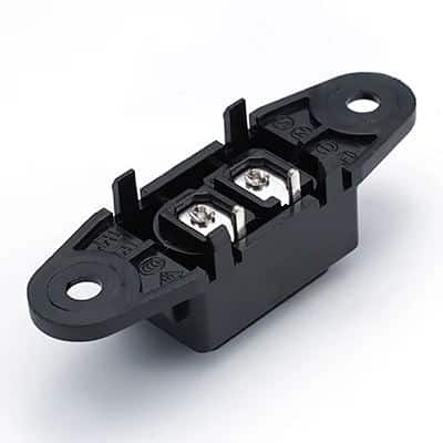 ST-A03-002G10-A4(R) AC Power Socket C8 Electrical Panel Mount Plug Adapter AC 250V 2Pin inlet Male Socket