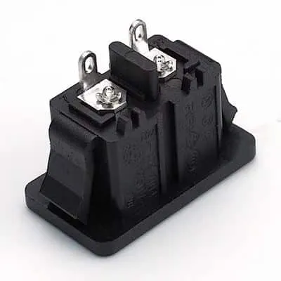 ST-A03-004KB-S IEC C8 inlet power wall socket 2pins male electric ...