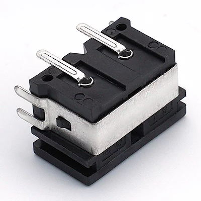 ST-A03-005DT8 M02 IEC C8 inlet power wall socket 2pins male electric connector 2.5A250V AC interface embedded