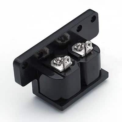 ST-A03-005P-01 AC Power Socket C8 Electrical Panel Mount Plug Adapter AC 250V 2Pin inlet Male Socket
