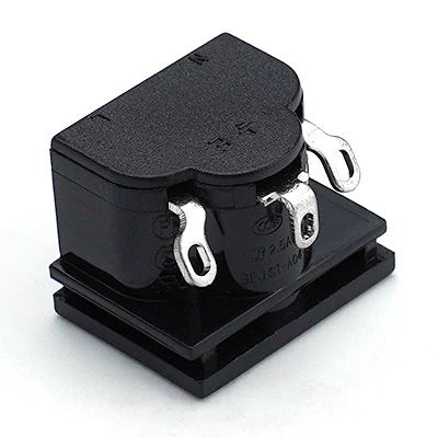 ST-A04-001JB-015-S1S4(G) IEC C8 inlet power wall socket 3pins male electric connector 2.5A250V AC interface embedded