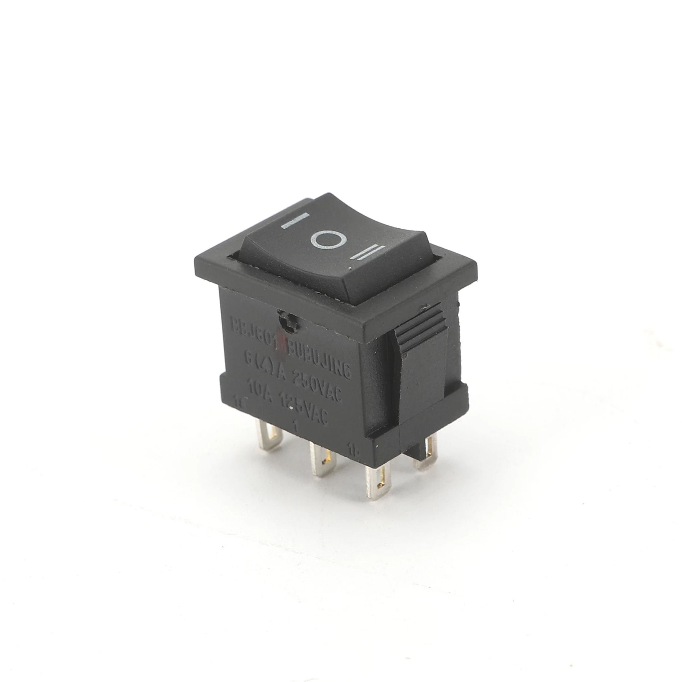 Interrupteur Bascule DPDT Uxcell 10A 380V / 15A 250V - Métal, ON/OFF, 2 Pièces - Idéal Pour Projets électriques