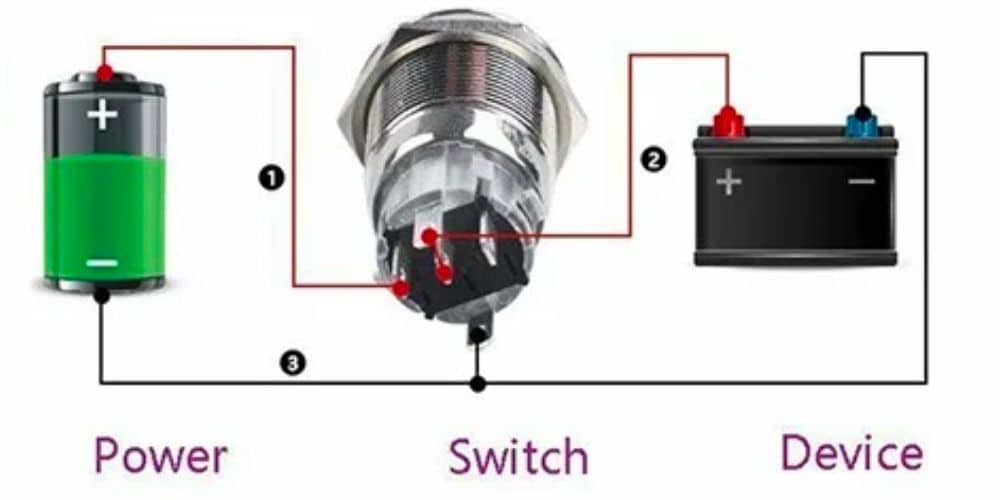 5 Pin Push Button Switch Wiring