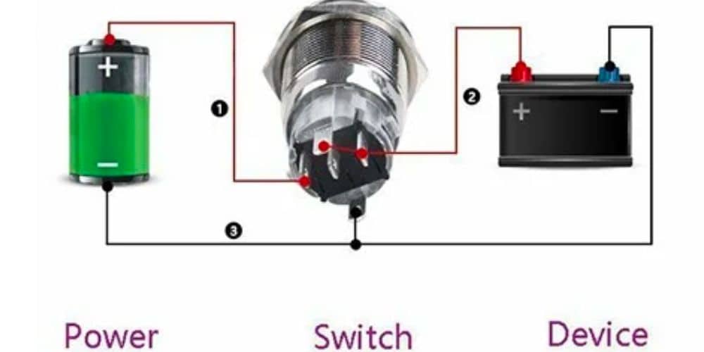 5 Pin Push Button Switch Wiring