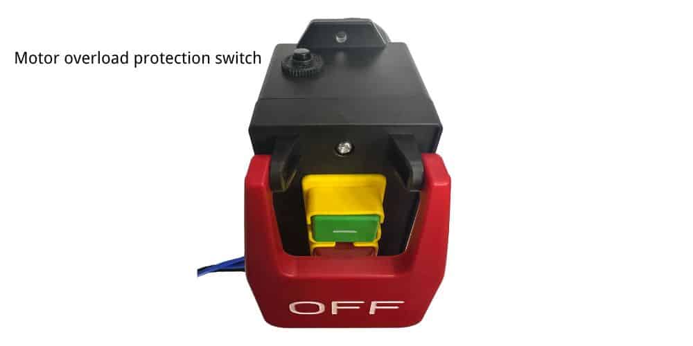 Motor overload protection switch