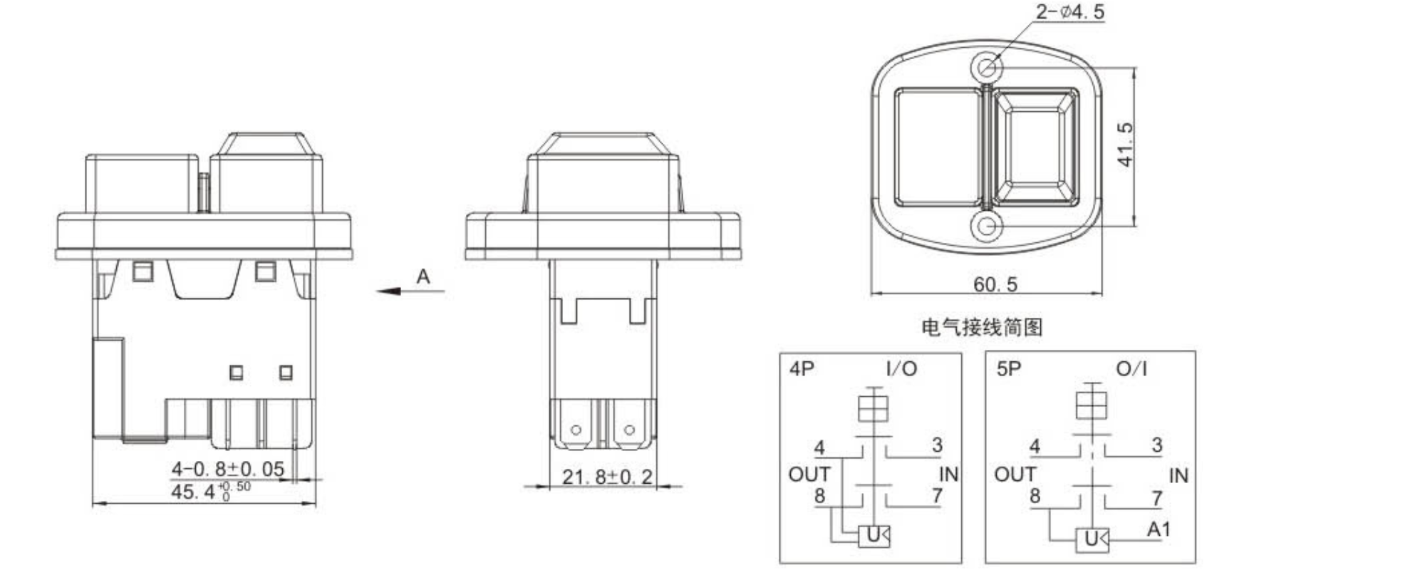 DZ-6D Electromagnetic Push Button Switches