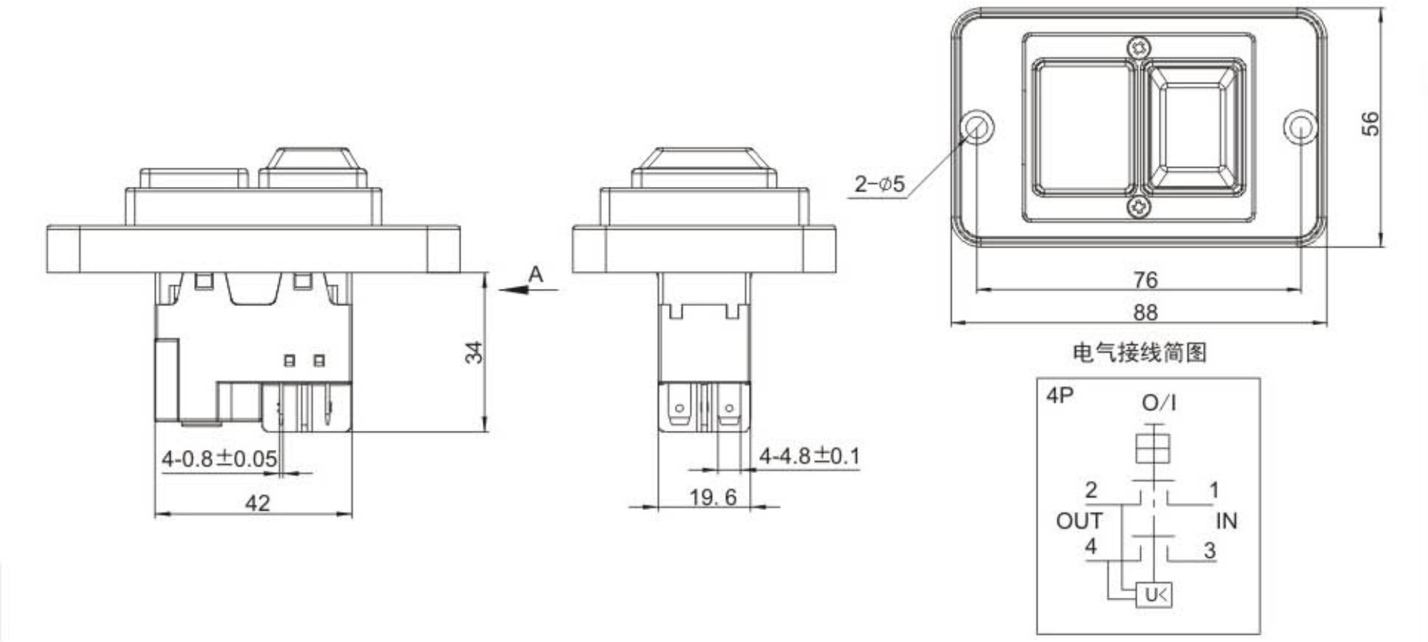 DZ04-1 Electromagnetic Push Button Switches