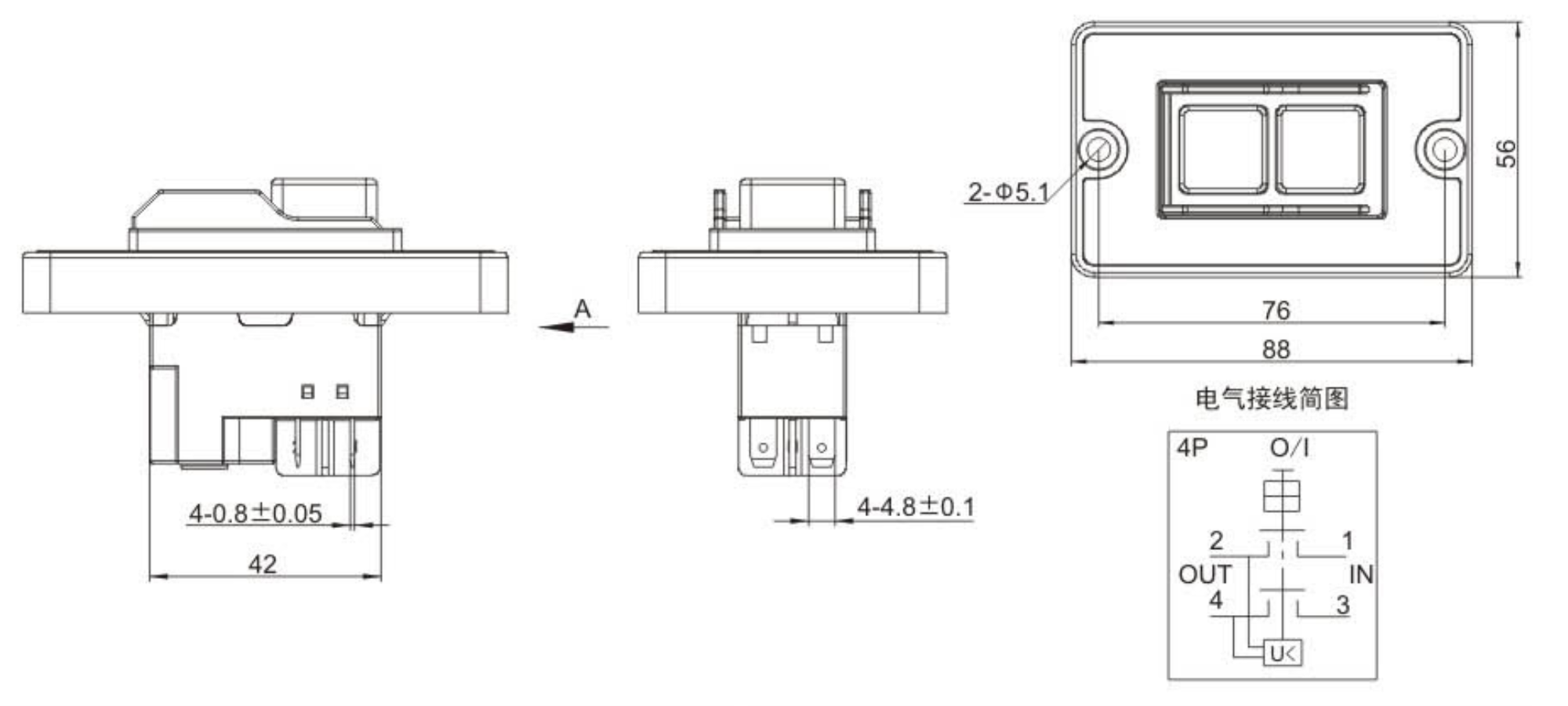DZ04-1 Electromagnetic Push Button Switches