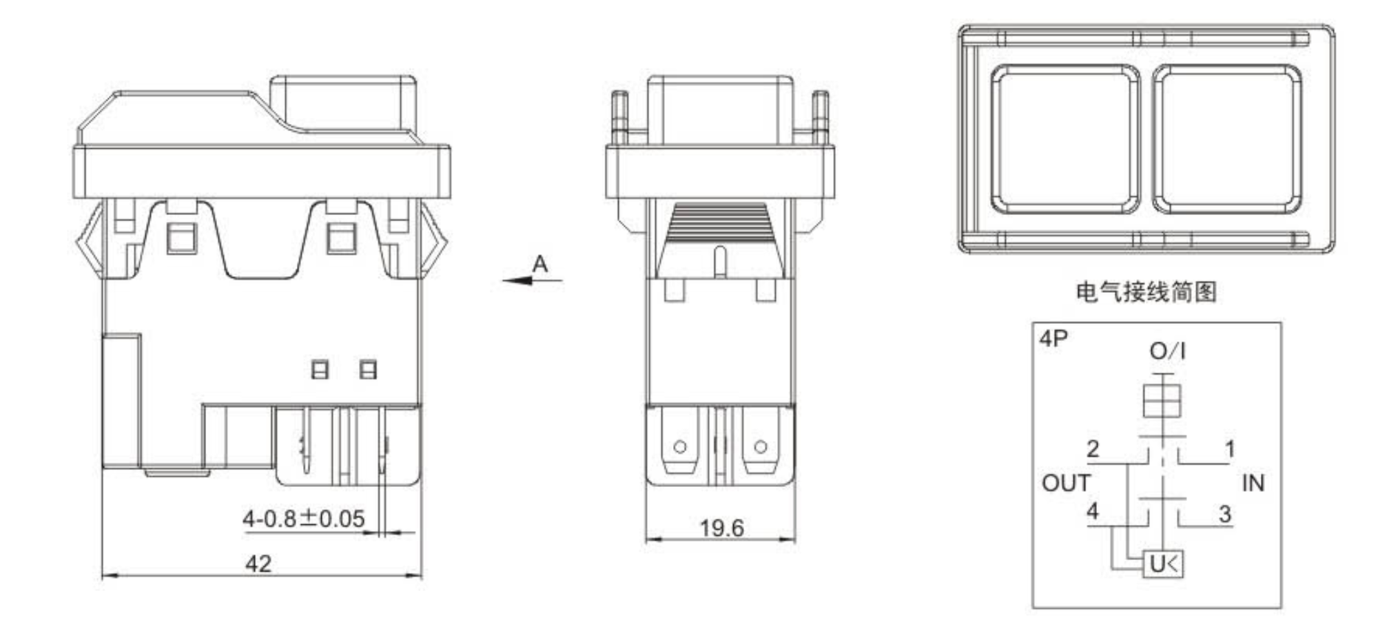 DZ04 Electromagnetic Push Button Switches