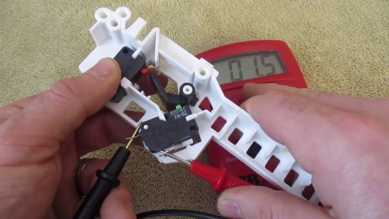 Testing Micro Switch Microwave Door Switch WEUP