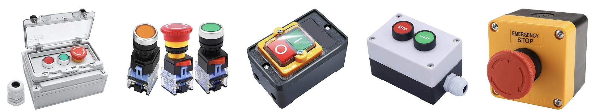 Push button switches Safety Color marking