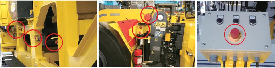 Push button switches application