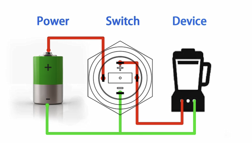 momentary push button switch