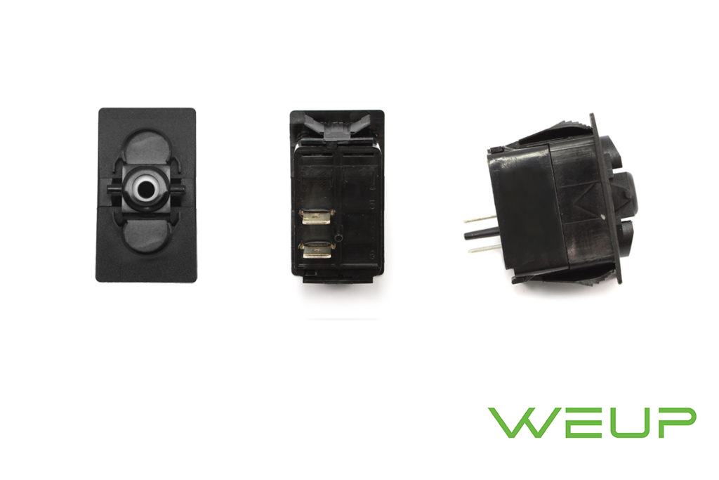 2Pin ON-OFF SPST Rocker Switch with No Lights