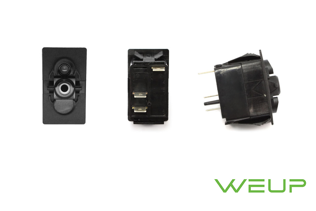 ON-OFF SPST Rocker Switch with Incandescent Backlight