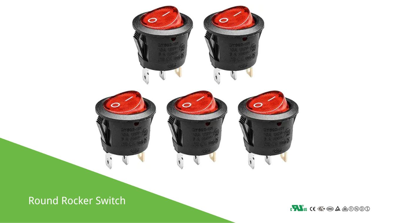 Round Rocker Switch