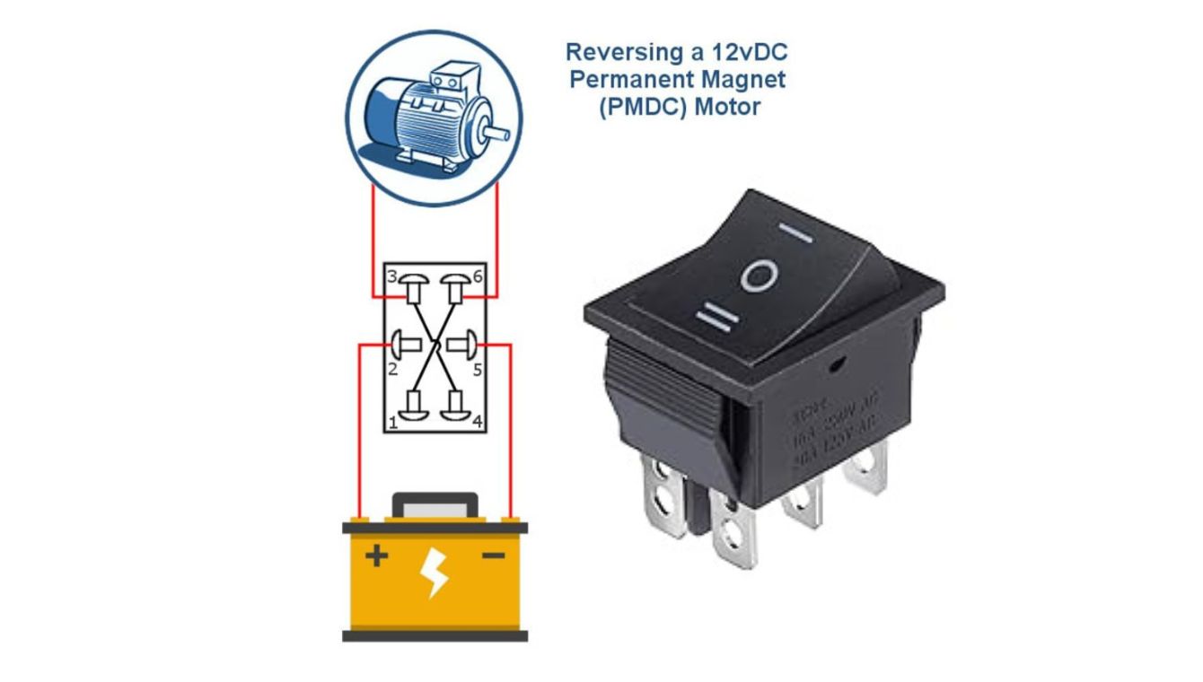 DPDT Motor Reverse Diagram