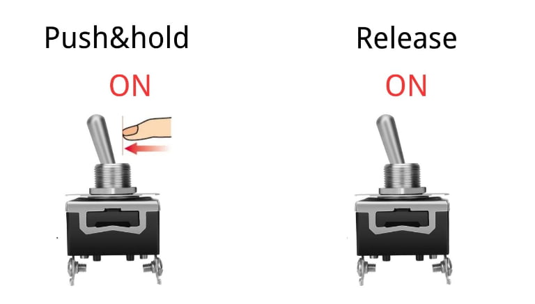What are the main differences between momentary and toggle switches? - WEUP