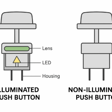 differences between illuminated and non-illuminated push buttons