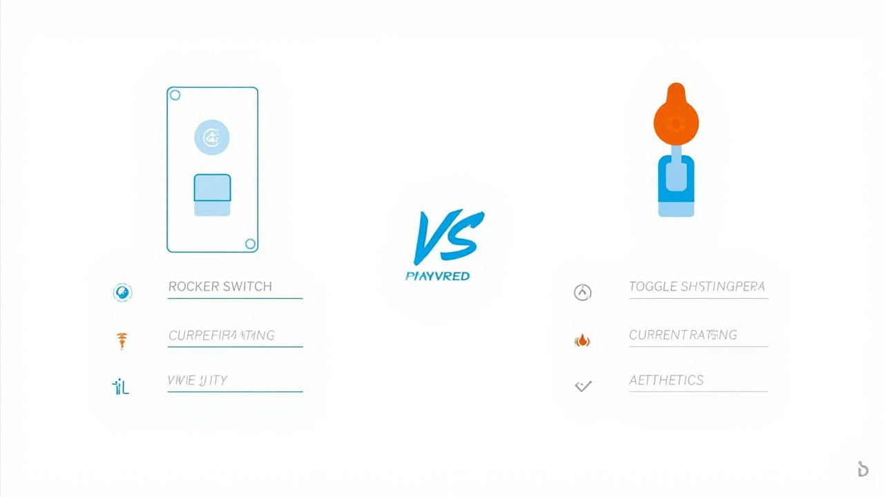 Rocker Switch vs Toggle Switch Comparison