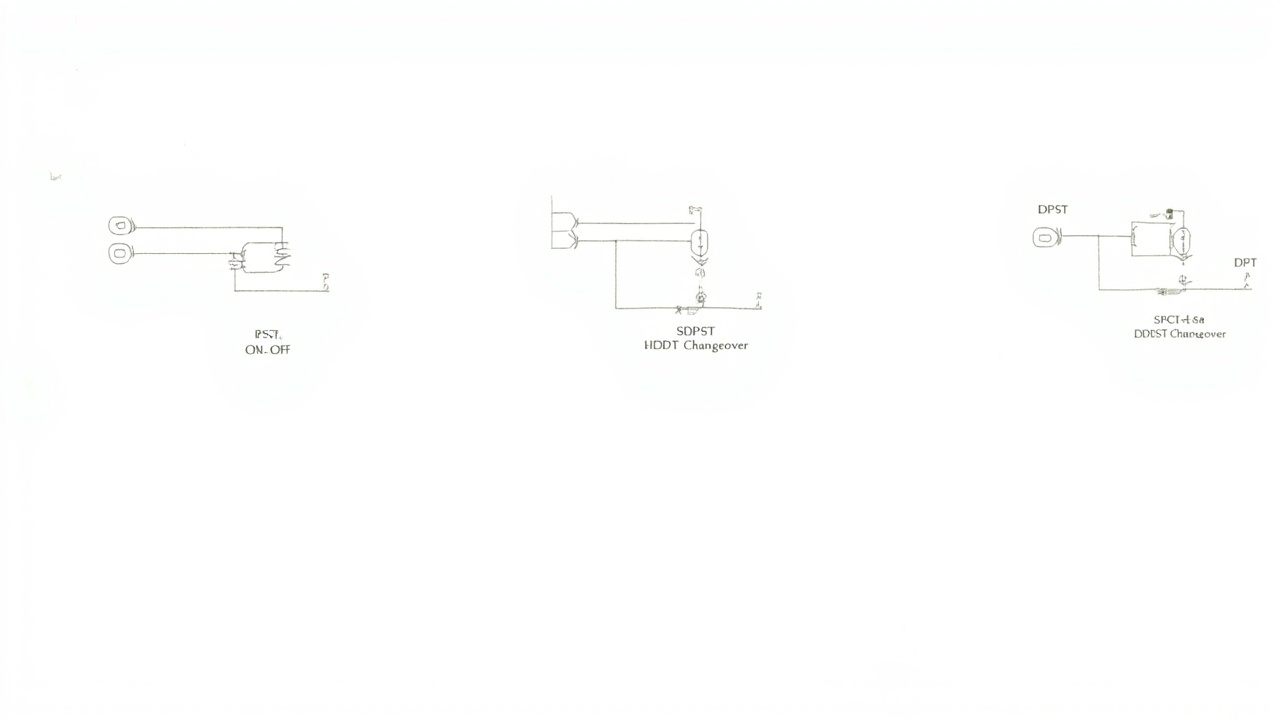 Switch Configurations SPST SPDT DPDT